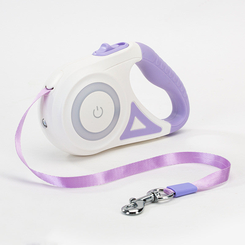 Retractable Dog Leash with Collar - Automatic Traction Rope for Small to Medium Dogs and Cats