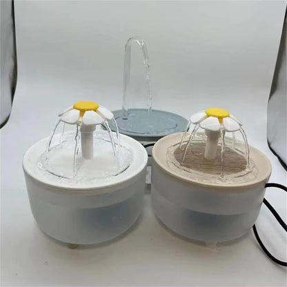 Automatic Pet Water Fountain with USB Filtered Recirculation System - 1200ml Silent Cat Drinking Bowl