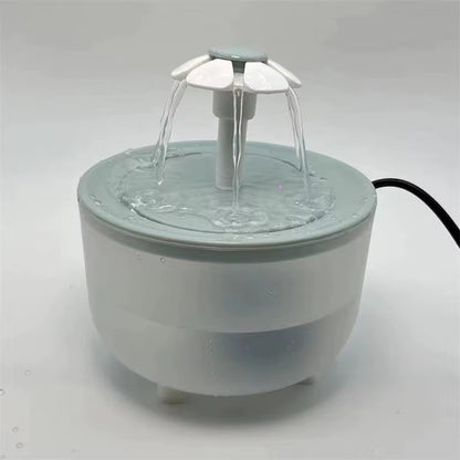 Automatic Pet Water Fountain with USB Filtered Recirculation System - 1200ml Silent Cat Drinking Bowl