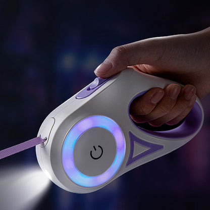 Retractable Dog Leash with Collar - Automatic Traction Rope for Small to Medium Dogs and Cats
