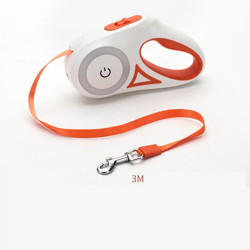 Retractable Dog Leash with Collar - Automatic Traction Rope for Small to Medium Dogs and Cats