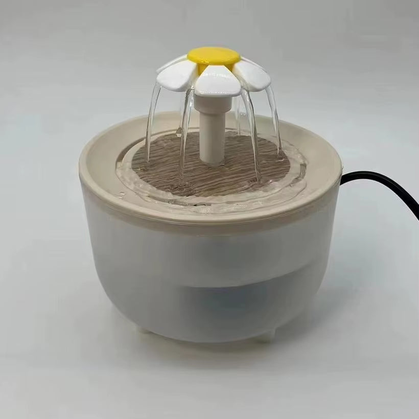 Automatic Pet Water Fountain with USB Filtered Recirculation System - 1200ml Silent Cat Drinking Bowl