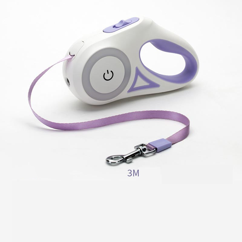 Retractable Dog Leash with Collar - Automatic Traction Rope for Small to Medium Dogs and Cats