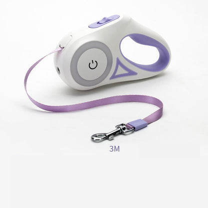 Retractable Dog Leash with Collar - Automatic Traction Rope for Small to Medium Dogs and Cats
